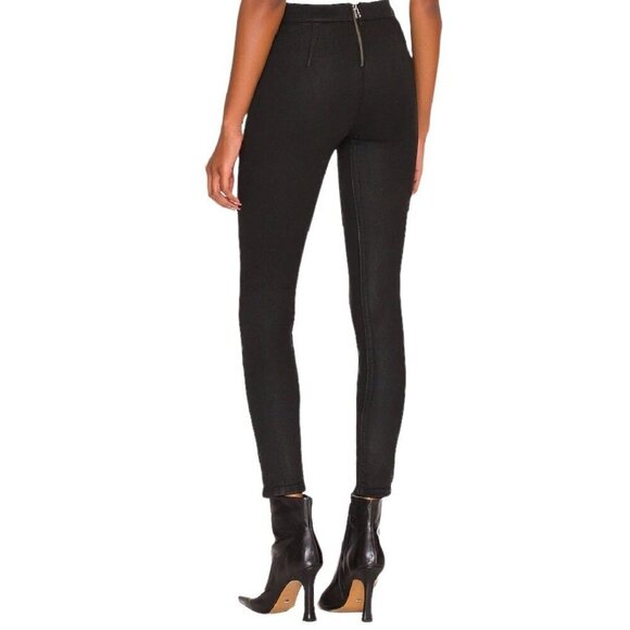 Lovers+Friends NWT Black Skinny Jeans, Jesse High-Rise Zip Back Women’s Size 23 - Picture 2 of 9